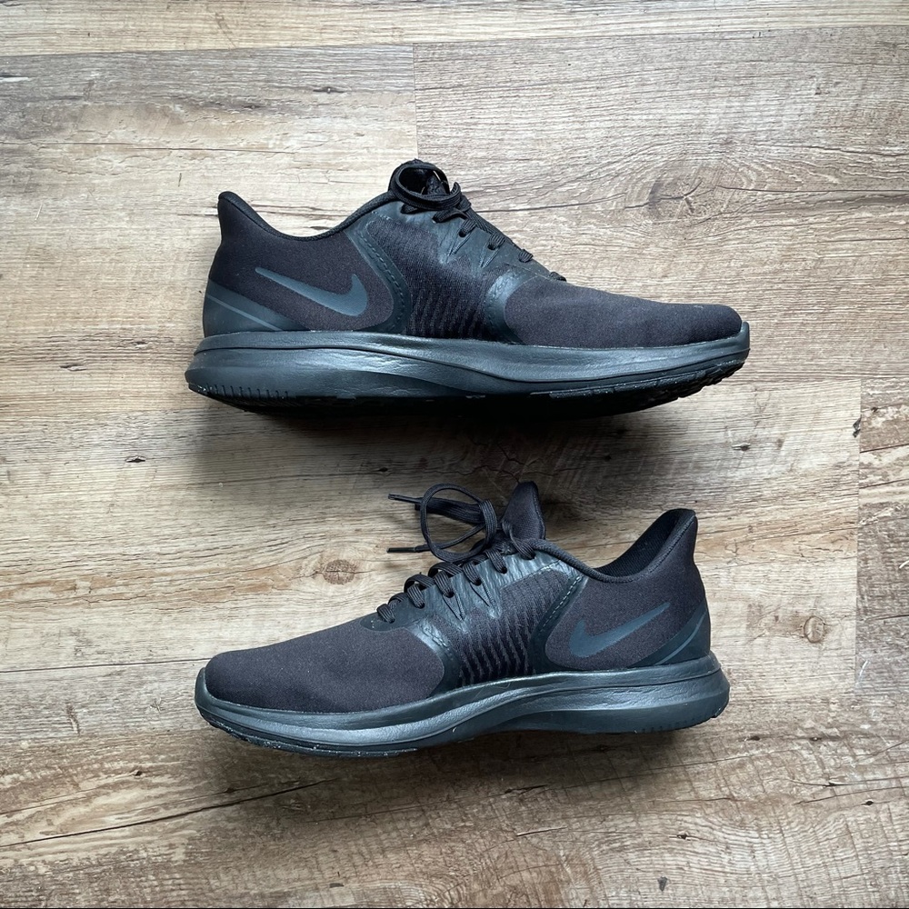 Nike black trainers